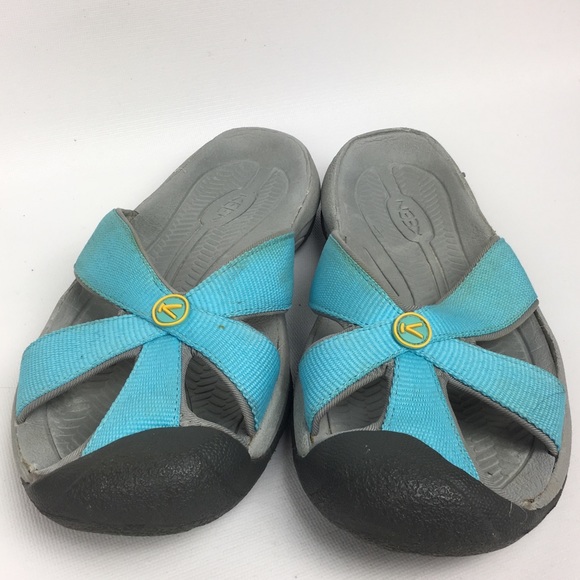 Keen Blue Slip On Women’s Sandals Sz 8/38.5 - Picture 3 of 6
